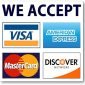Accepted Payment Methods - Credit Cards and Digital Wallets
